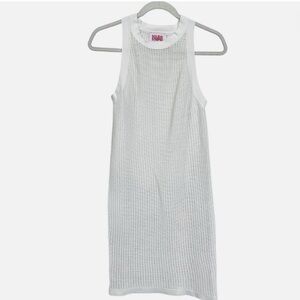 Solid & Striped White Knit Stretchy Swim Cover-Up Dress- Sz S, NWOT